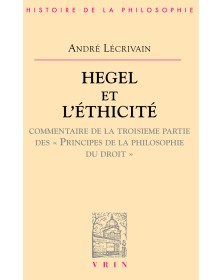 Hegel et l'éthicité