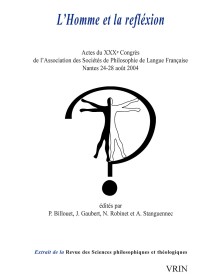 L'homme et la réflexion