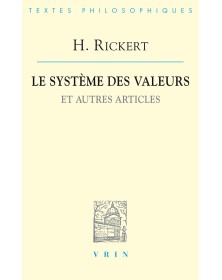 Le système des valeurs et...
