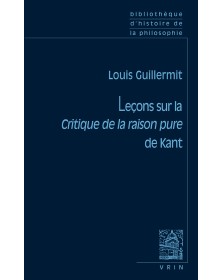 Leçons sur la Critique de...