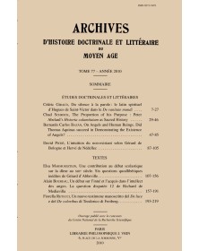 Archives d'Histoire...