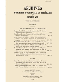 Archives d'Histoire...