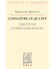 Connaître ce qui est