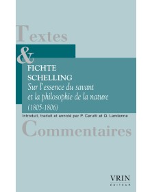 Sur l'essence du savant et...