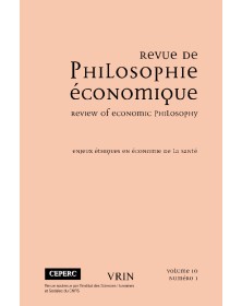 Enjeux éthiques en économie...