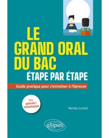 Le grand oral du Bac étape...