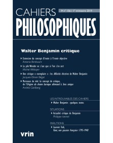 Walter Benjamin critique
